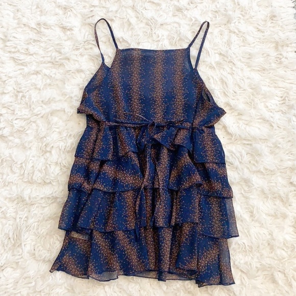 Cecico sheer v-neck ruffled blouse tank top - Picture 7 of 7